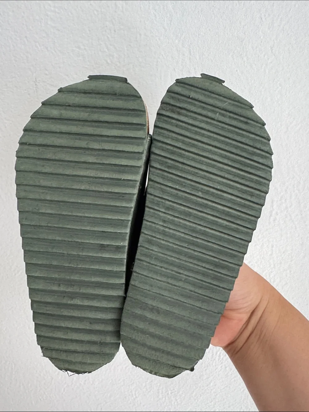 Cotton On Kids Adjustable Birkenstock like Buckle Sandals - Dark Green